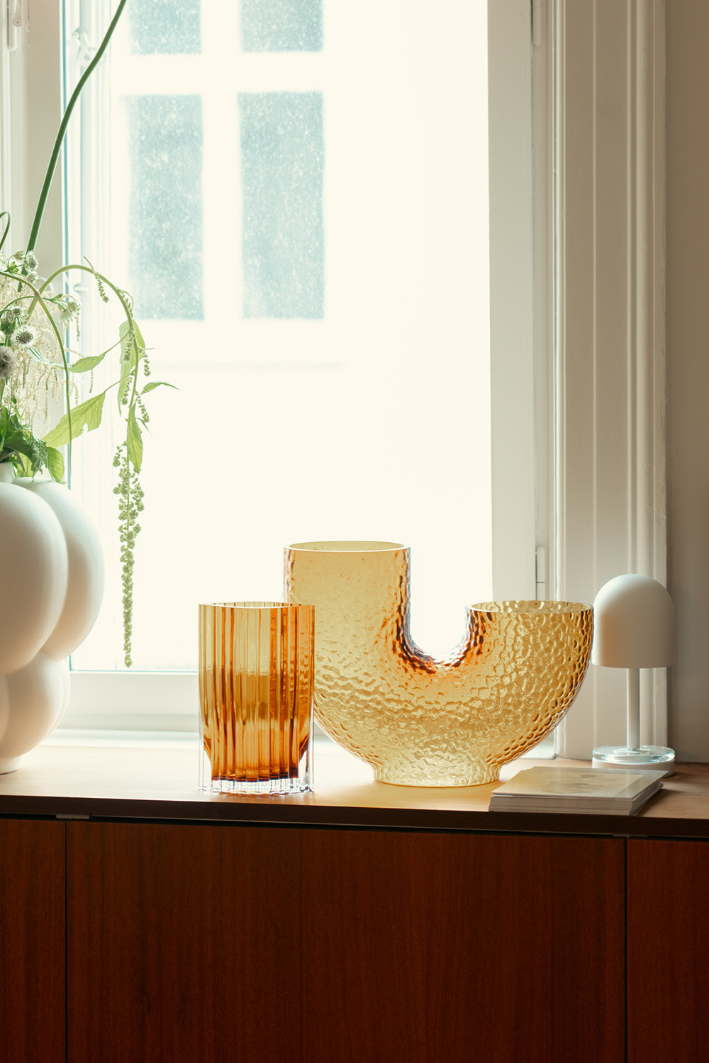 ARURA medium glass vase